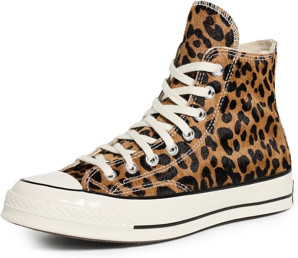 Converse Unisex Chuck 70 Leopard Pony Hair Sneakers | Amazon (US)