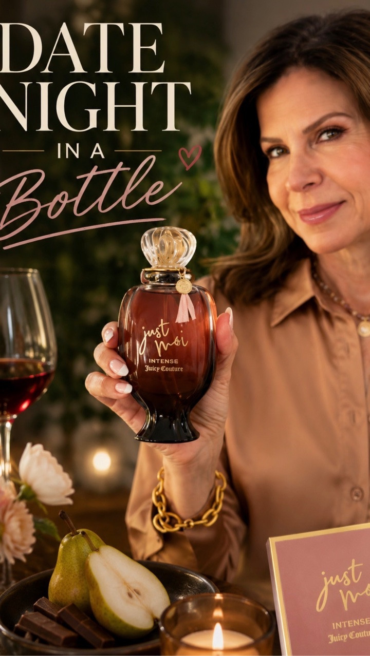 I think I just found my new date night perfume. 🤎

Chocolate, juicy pear, fresh florals… warm, rich and just a little sexy. Just Moi Intense by Juicy Couture smells like a date night in a bottle. 😉

And if you’re new here… hi! 👋

I’m Gwen — 65, wife, mom, Gigi and content creator. I met the love of my life at 58 and started this whole content creation thing later in life. Turns out, there really isn’t an expiration date on trying something new. ❤️

Sharing style, beauty, wellness, travel, humor and plenty of real life — because getting older is a privilege, and I’m perfectly happy not having it all figured out. 😉

#JustMoiIntense #JuicyCouture #DateNightPerfume #BeautyOver50 #BeautyOver60 #macyspartner #macys

#LTKootd #LTKOver40 #LTKBeauty