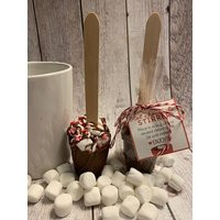 Hot Chocolate Stirrer Spoons - Set Of 6 Cocoa Sticks Stick Spoon Valentines Day Hot Cocoa | Etsy (US)