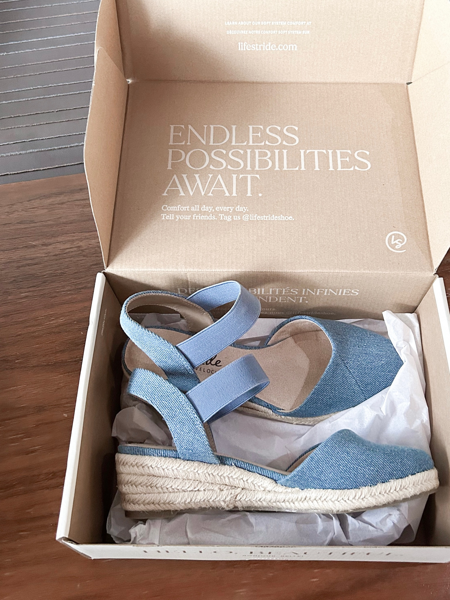 The cutest denim espadrilles, perfect for summer and on sale for $50! #summer #summershoes #espadrilles #summersandals #sandals 

#LTKSaleAlert #LTKSummerSales #LTKShoeCrush
