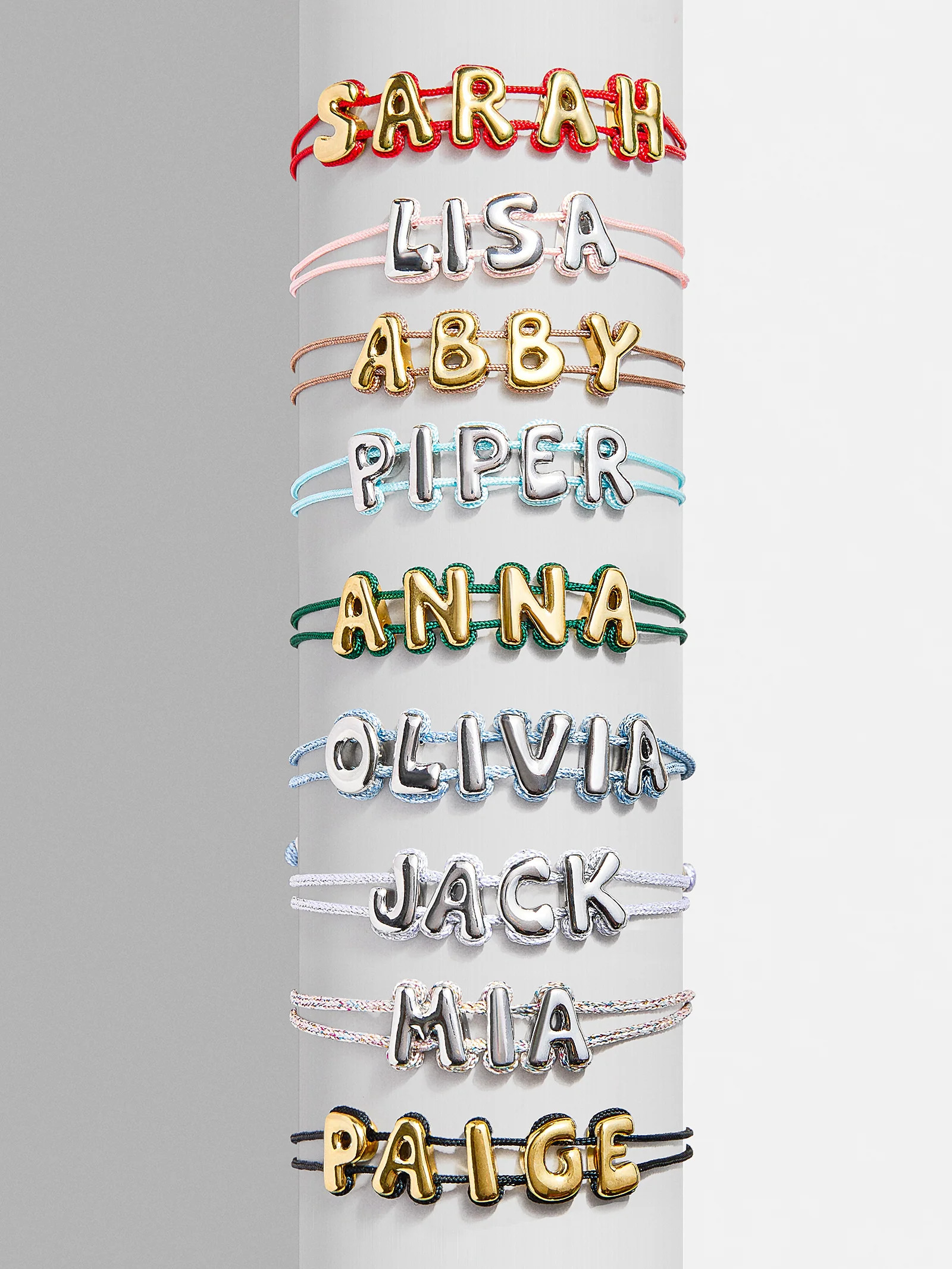 Wrapped Up Bubble Waterproof Custom Cord Bracelet - Turquoise | BaubleBar