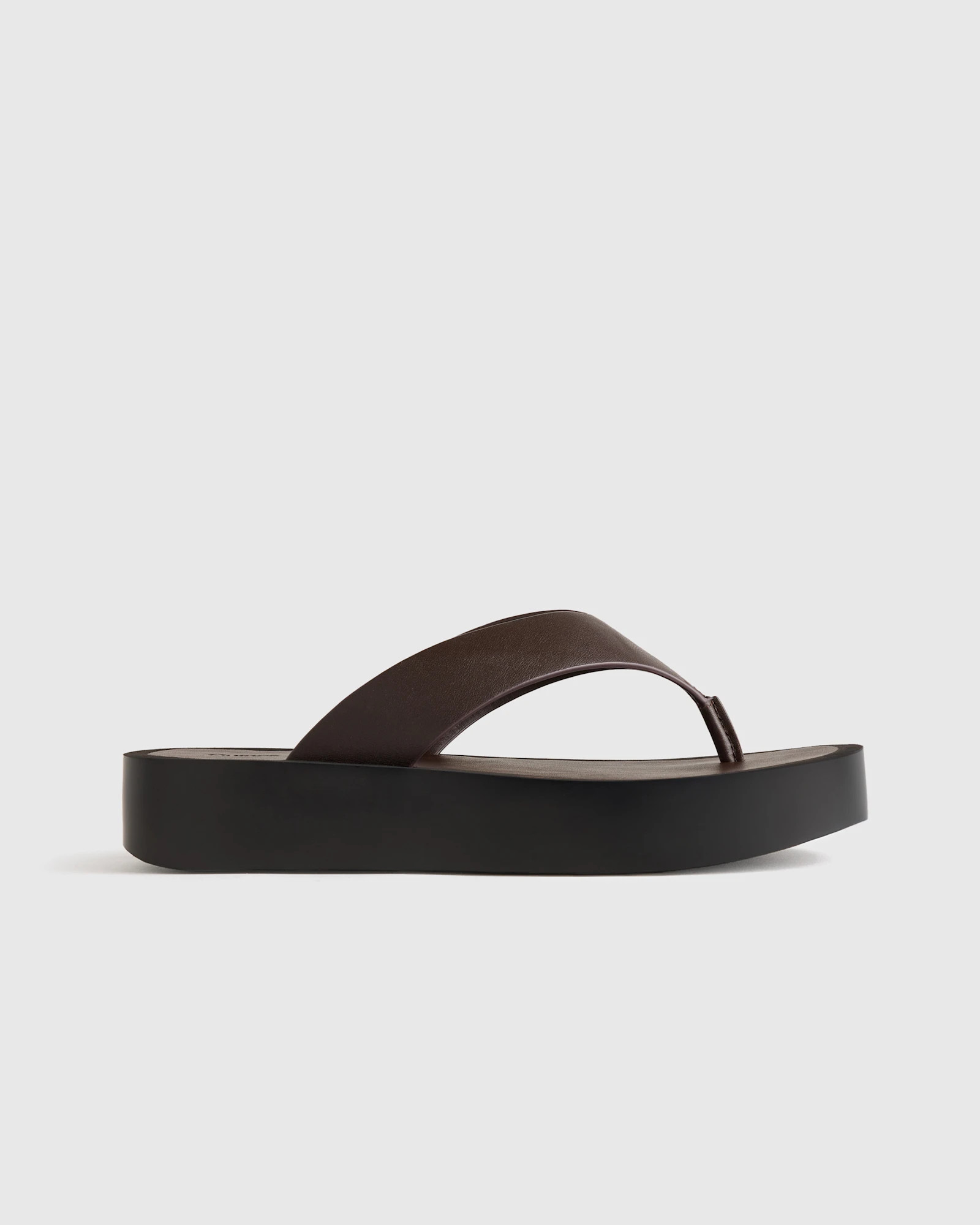 Italian Leather Thong Platform Sandal | Quince
