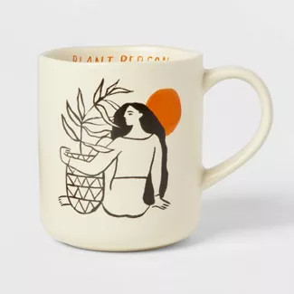 16oz Stoneware Plant Person Mug - Opalhouse™ | Target