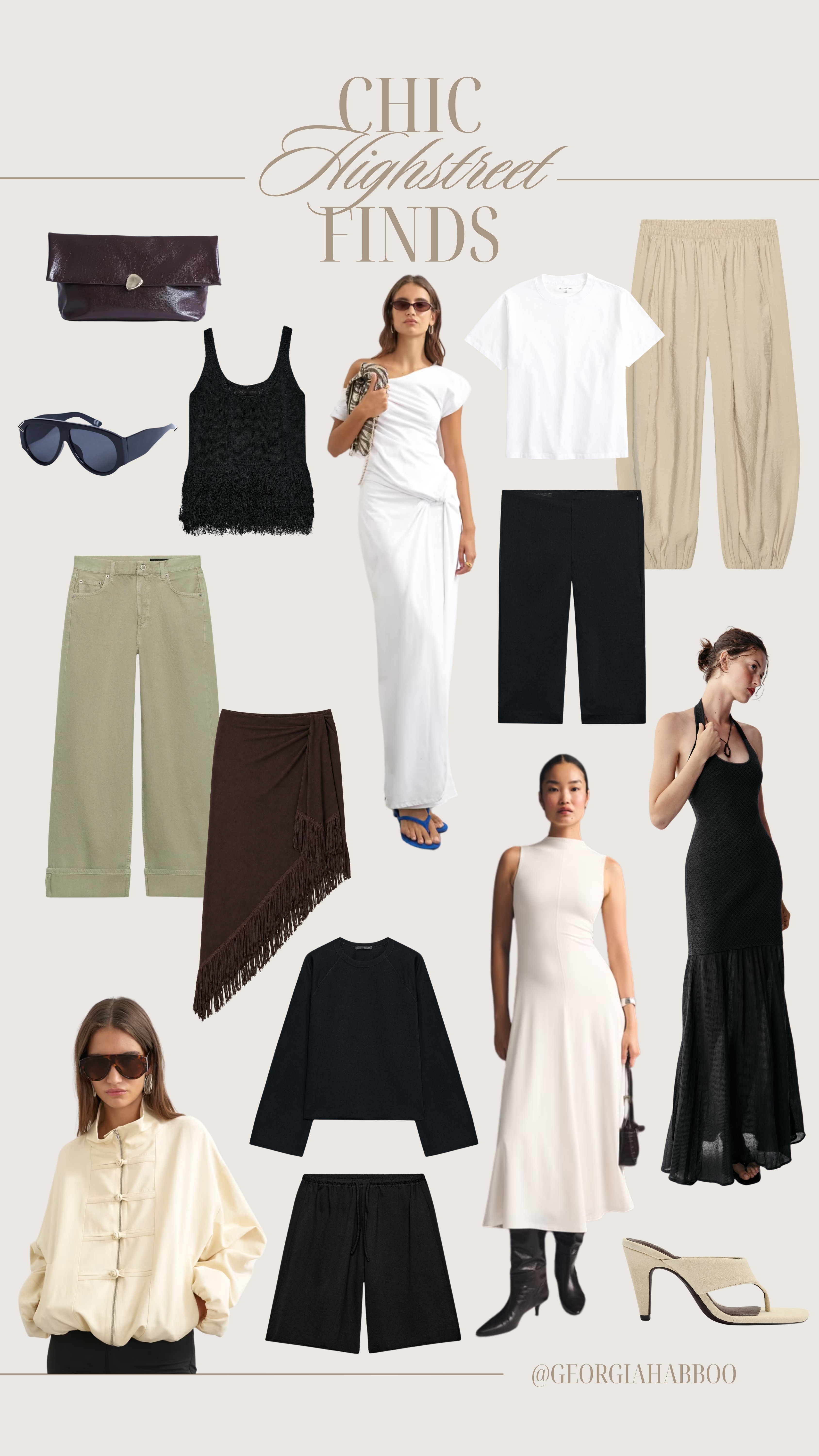 Chic highstreet finds 🤎

fringe skirt, maxi dress, bomber jacket, high neck jacket, barrel leg jeans, sarouel trousers, balloon trousers, aviators, chic summer outfits, capris, basic t shirt, midi dress, black dress 

 #LTKuk #LTKsummer #LTKdresses