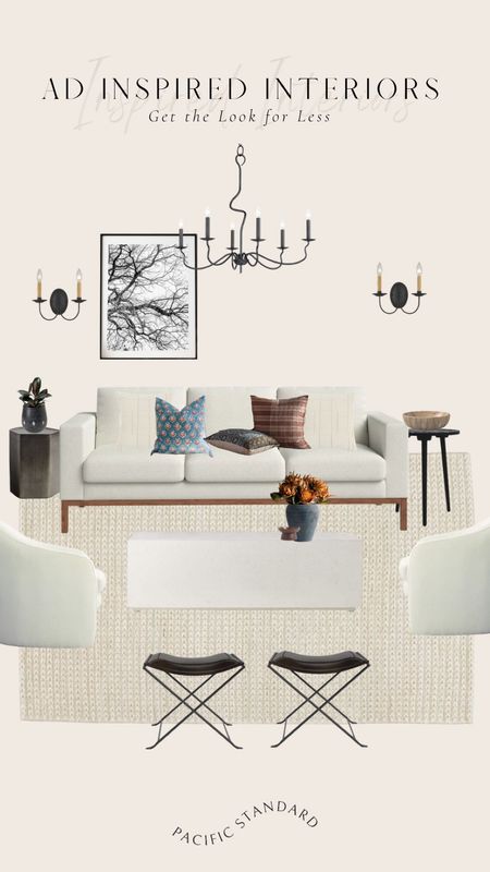 AD INSPIRED SPACES ~ Get the designer look for less with this transitional living room decor mock up | design mock up, design inspiration, living room mock up 

#LTKhome #LTKFind
