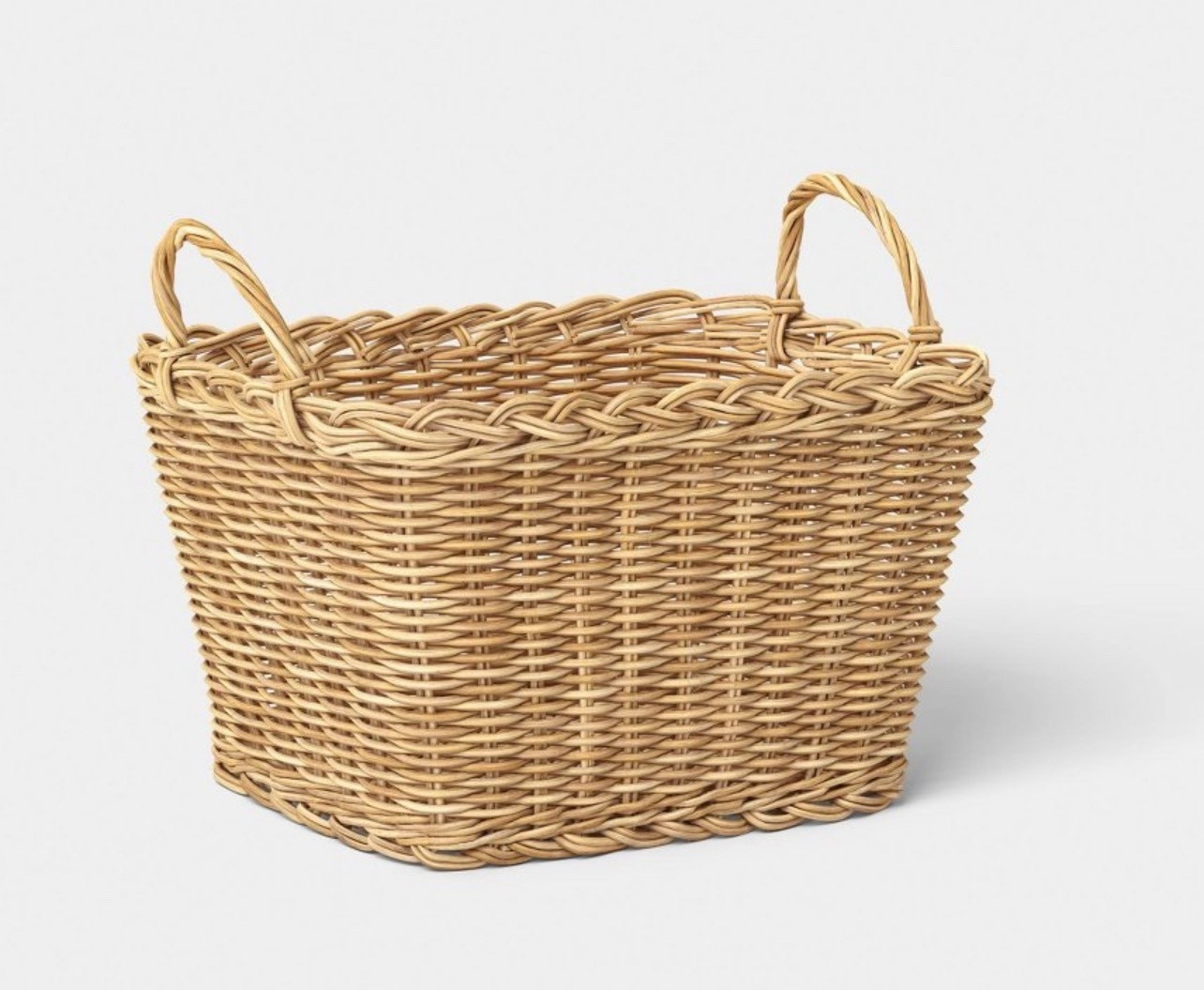 Warm Wicker Tapered Basket 8.5”H x 11”W x 9.4”D

#LTKSeasonal #LTKSaleAlert #LTKHome