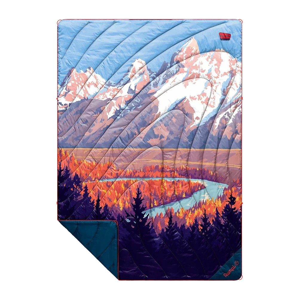 Grand Teton National Park Blanket | Rumpl Original Puffy Blanket | rumpl