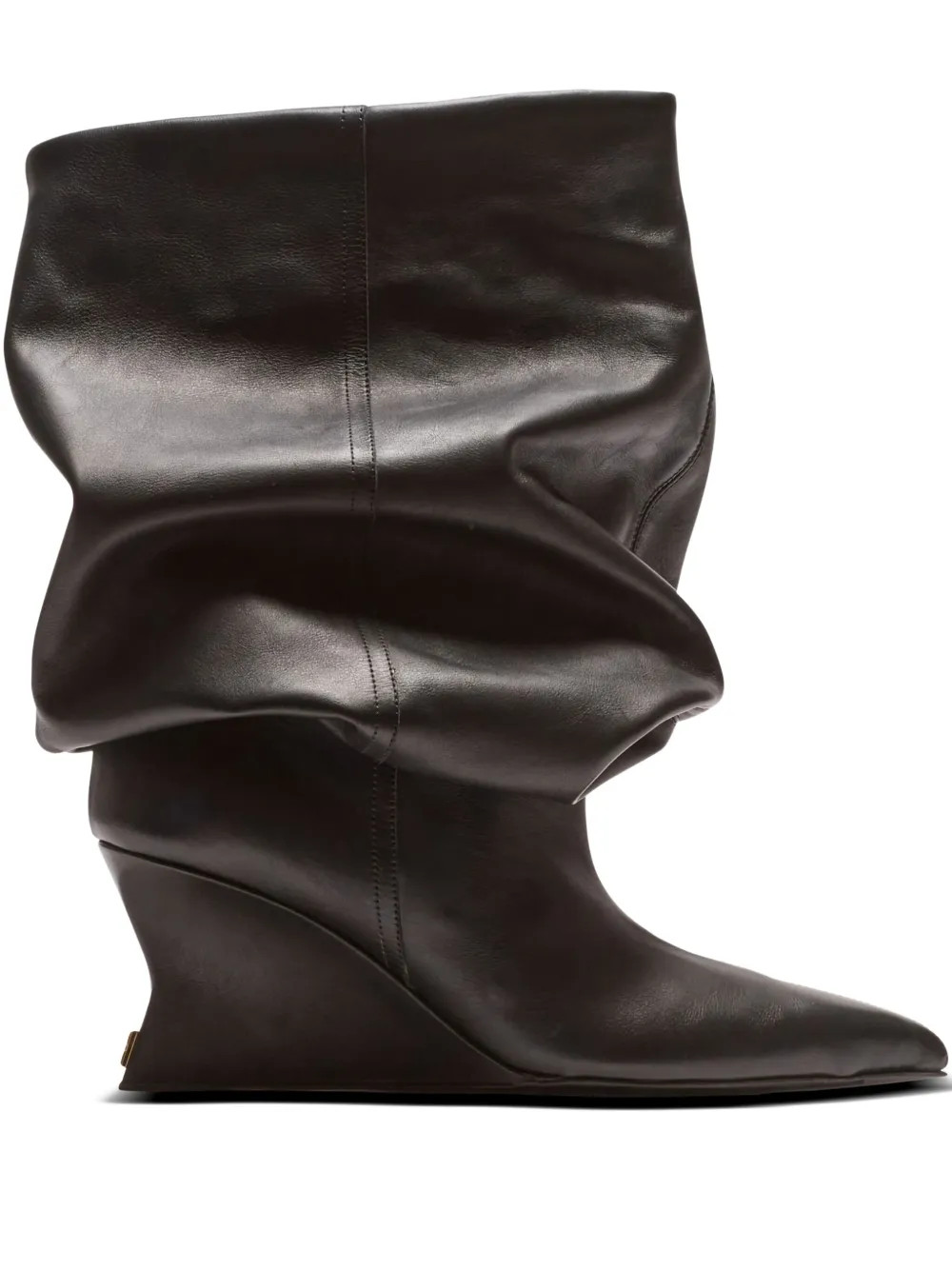 Balmain 75mm Slouchy Wedge Ankle Boots | Black | FARFETCH RO | Farfetch Global