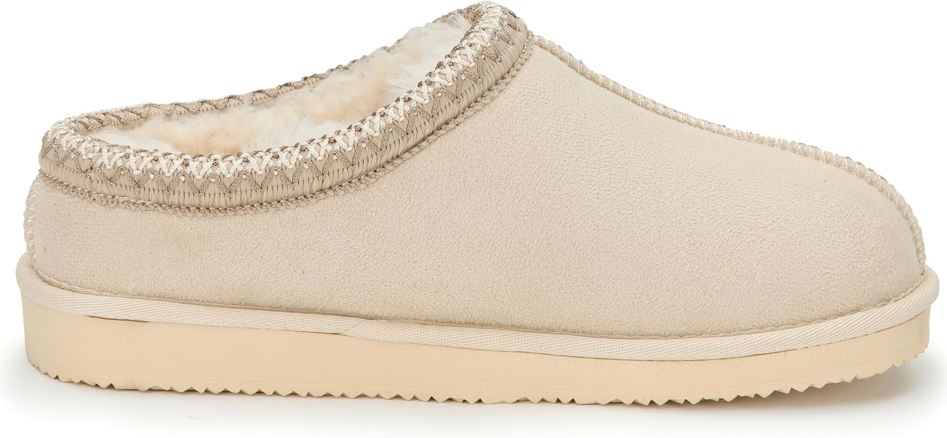 POLAR Women’s Faux Suede Shearling Lined Slippers - Warm Memory Foam Indoor Outdoor Slip-On Hou... | Amazon (US)