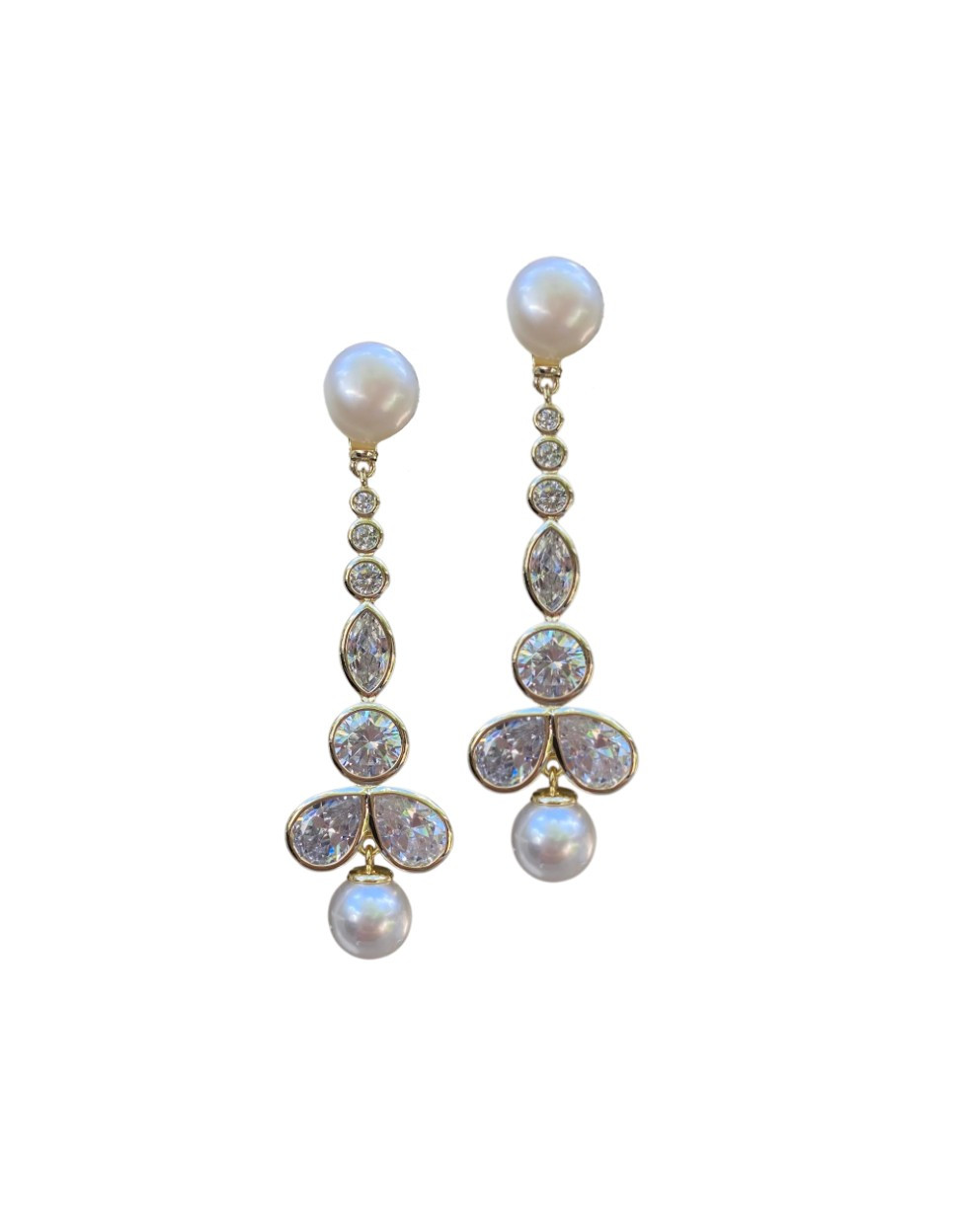 Pearl & Embellished Drops | Nicola Bathie Jewelry