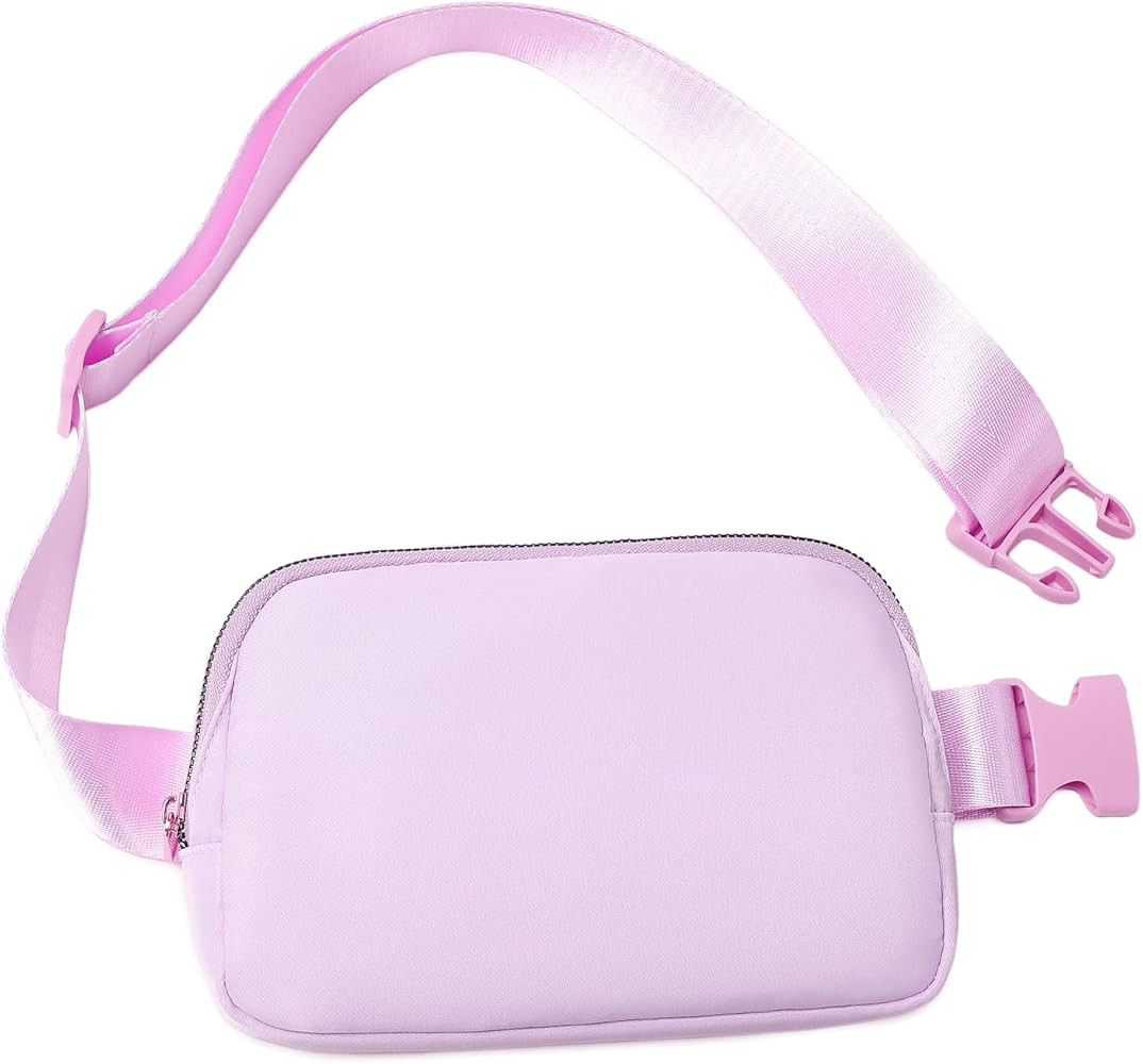 Belt Bag for Women, Cross Body Fanny Pack Fashion Waist Packs Everywhere Belt Bag with Adjustable... | Amazon (US)