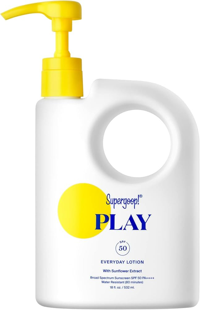 Supergoop! PLAY Everyday Lotion SPF 50-18 fl oz - Broad Spectrum Body & Face Sunscreen for Sensit... | Amazon (US)