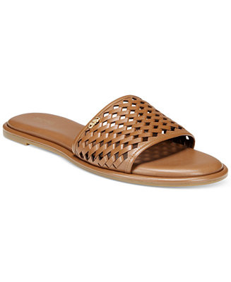 Women's Saylor Perforated Slide Sandals | Macy's