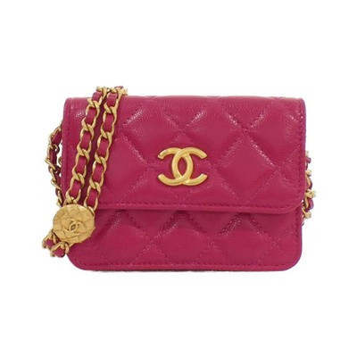 Authenticity GuaranteeAuthentic Chanel AP2857 Pink Caviar Chain Clutch Mini Bag Pouch GHW Excelle... | eBay US