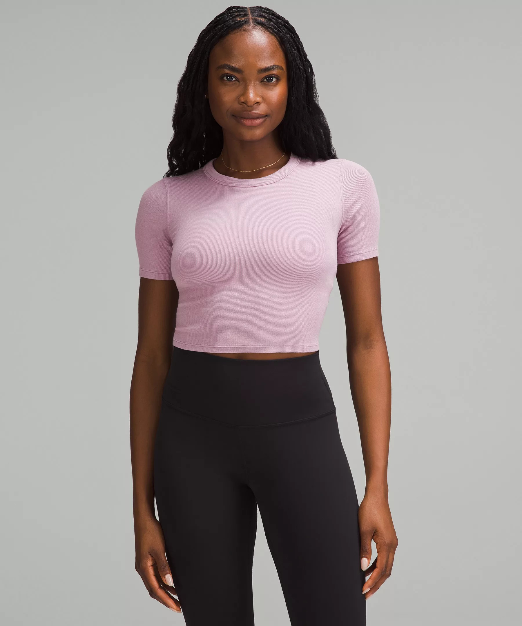 Hold Tight Straight-Hem Cropped T-Shirt | Women's Short Sleeve Shirts & Tee's | lululemon | Lululemon (US)