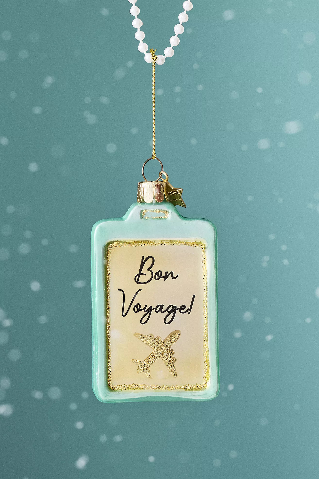 Luggage Tag Ornament | Anthropologie (US)