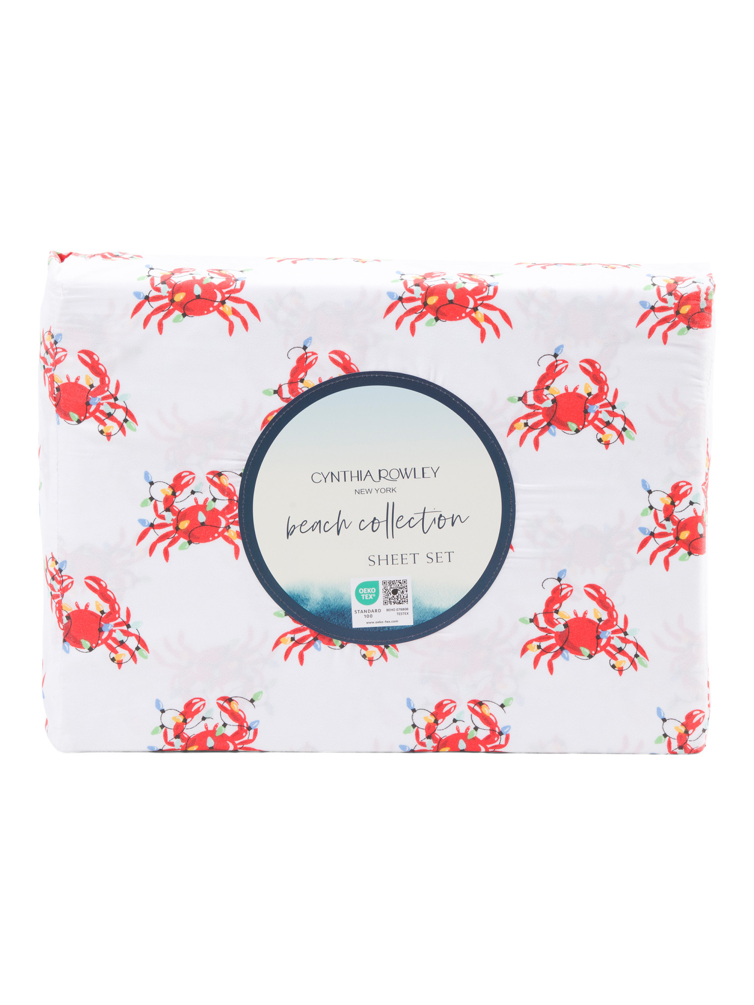 Holiday Lights Crab Sheet Set | TJ Maxx