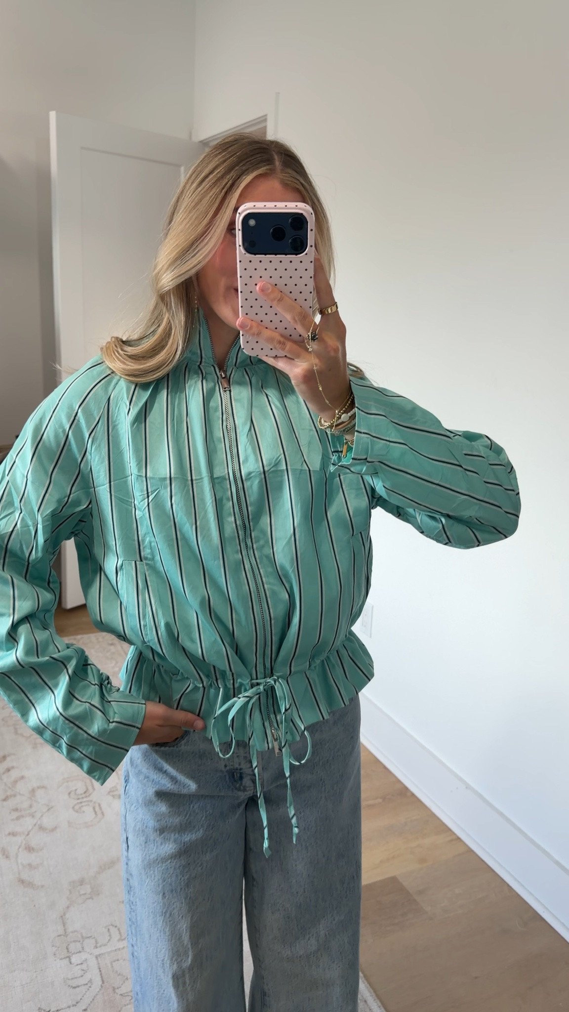 Amazon size small Colorful world Women Striped Jacket Funnel Neck Causal Fashion Cropped Coat

#LTKootd #LTKSaleAlert #LTKSeasonal
