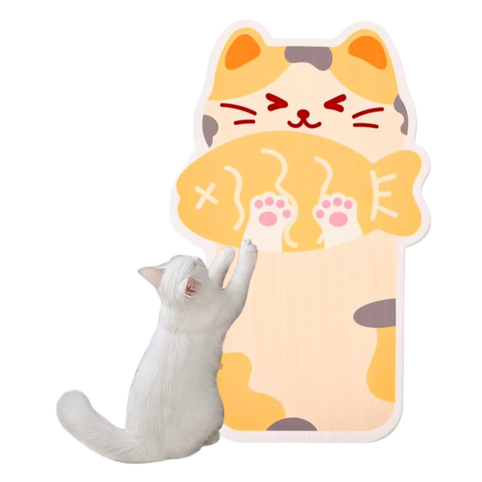 Wall Mounted Cat Scratcher, 2026 New Cat Scratching Pad for Indoor Kitten, Wall Floor Mount Natur... | Amazon (US)