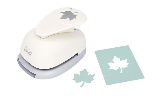 Bira Craft 1.5 Inch Maple Leaf Lever Action Craft Punch for Autumn, Halloween, Paper Crafting and... | Amazon (US)