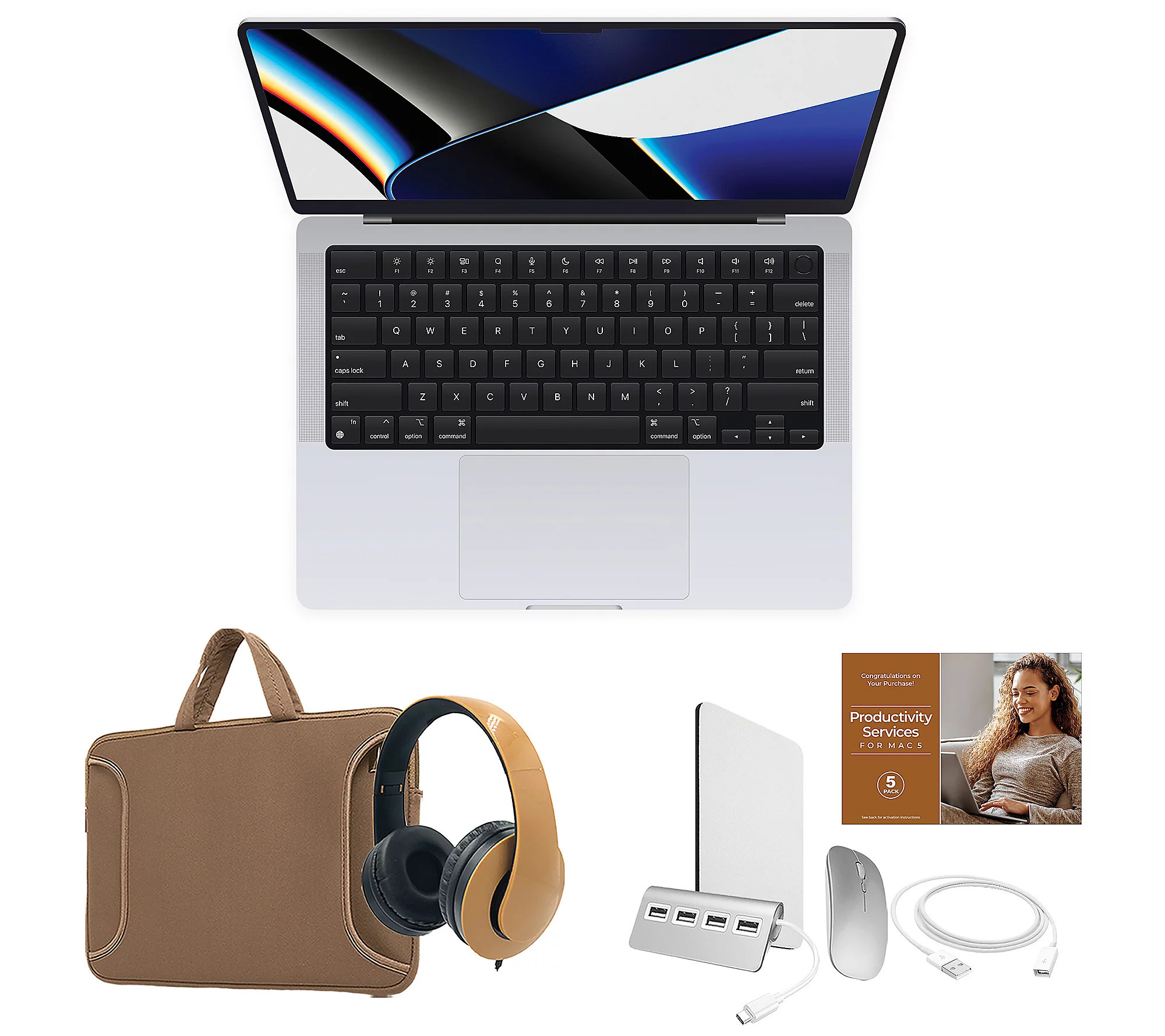 Apple Macbook Pro 14"" Laptop M3 Pro 12-Core CPU 18-Core GPU 1T | QVC