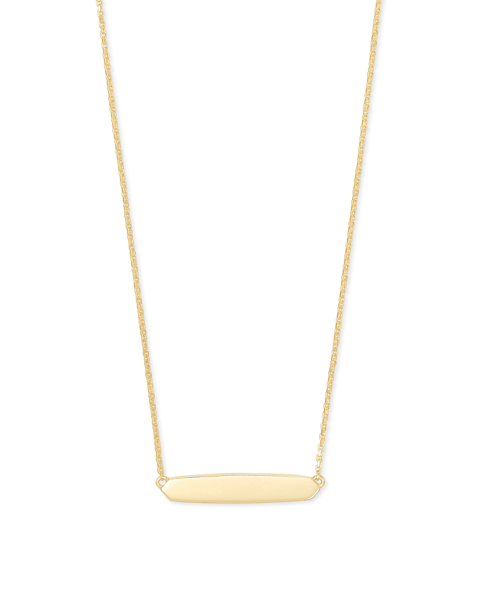 Mattie Bar Pendant Necklace in 18k Gold Vermeil | Kendra Scott