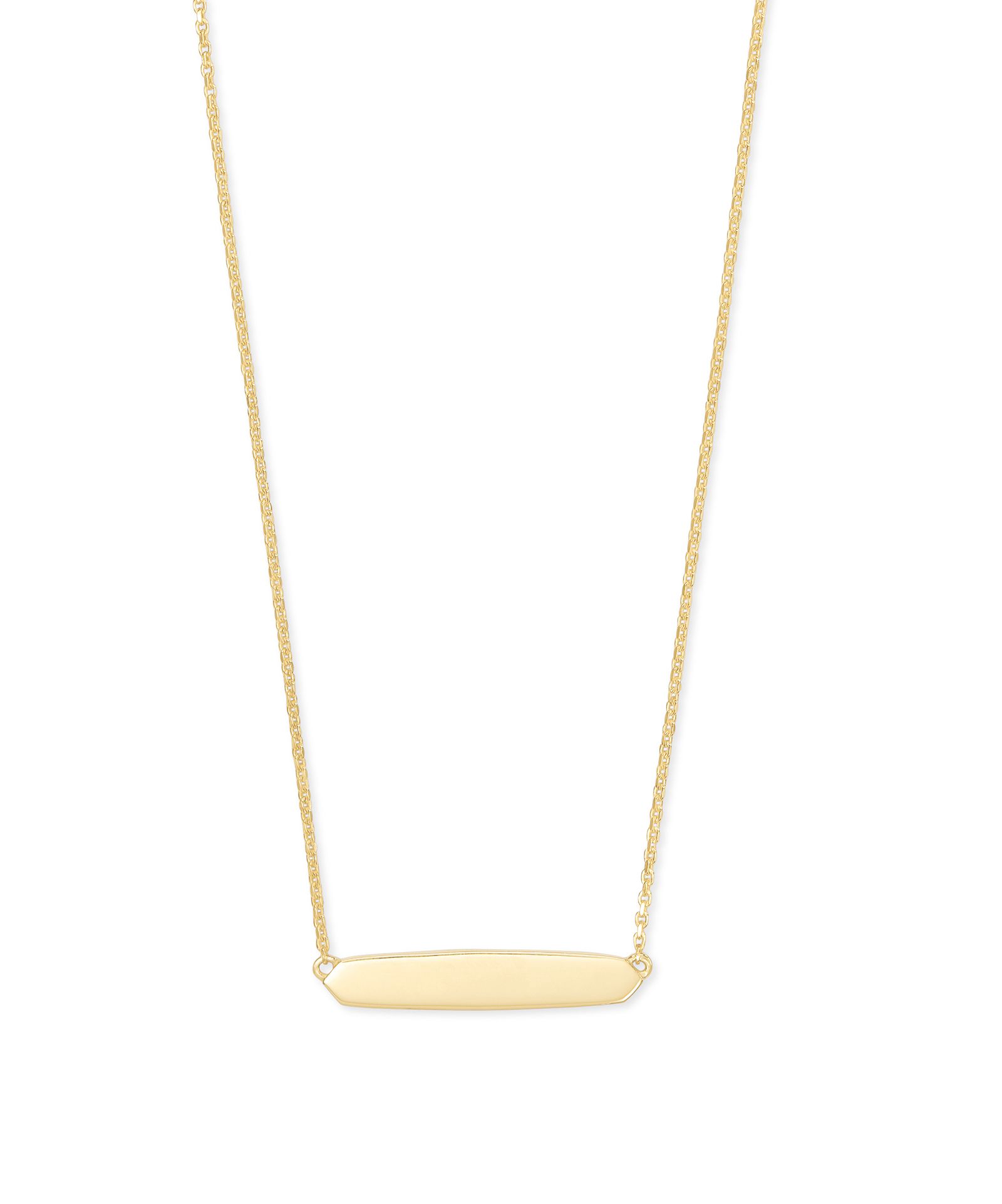 Mattie Bar Pendant Necklace in 18k Gold Vermeil | Kendra Scott