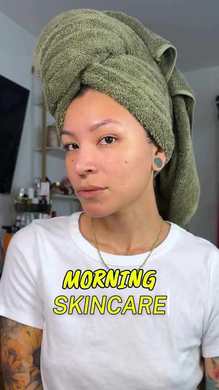 My relationship with my skin has changed so much over the years, now that I finally learned to listen to it. The products i use on a daily basis may vary, depending on what my skin is telling me that day.

I have routines i cycle for dry or eczema prone moments, for glam makeup nights, for being in colder climates, for being in hotter climates.. your skincare should reflect your skin needs. 

Today, my skin was doing really well aside from our unwanted hormonal pimple. That plus the weather, my routine focused on hydration and sun protection with mainly water based products 🫶🏽