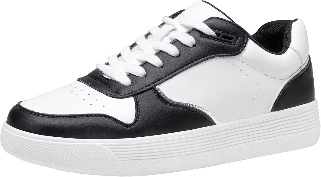 Vepose Women's 8001 Fashion Sneakers, Arch Support Lace-up Casual Sneaker, Tennis Walking Dress S... | Amazon (US)