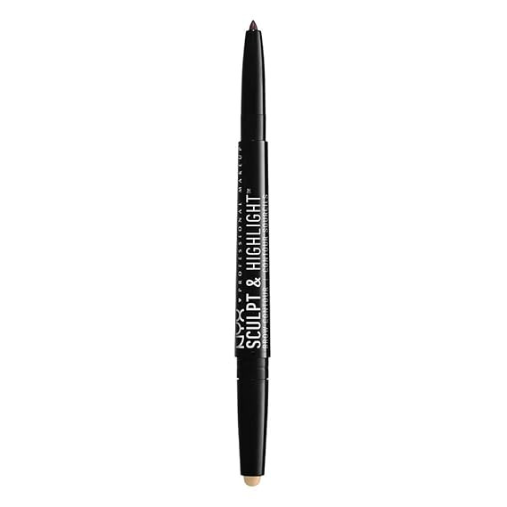 NYX PROFESSIONAL MAKEUP Sculpt and Highlight Brow Contour, Eyebrow Pencil, Taupe Vanilla | Amazon (US)