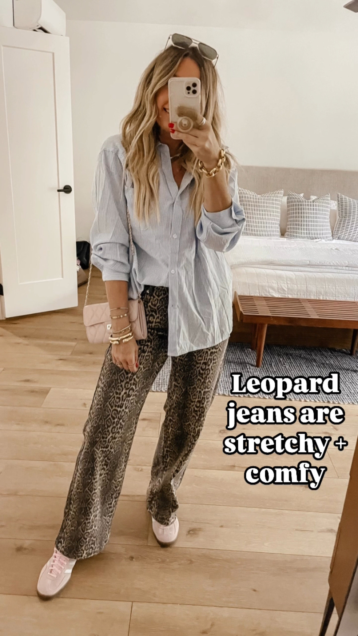 Leopard jeans are stretchy and fit tts. Sized up to large in button down. fit I sized ok to large. Pink shoes. Spring 2025z summer 2025. Summer fashion. Summer fashion 2025x adidas. Spring fashion. Spring shoes. Spring fashion 2035z sambas. Shoes fit true to size. Sunglasses and a huge spring sale round uo. Spring fashion. Spring outfit 2025 | affordable fashion | spring fashion | target finds 225 | target new release | sports mom outfit | target haul 2025 | summer fashion 2025 | spring outfits #affordablefashion  #springfashion2025 #clothinghaul #springstyle #targetstyle




#LTKWatchNow #LTKWorkwear #LTKSaleAlert