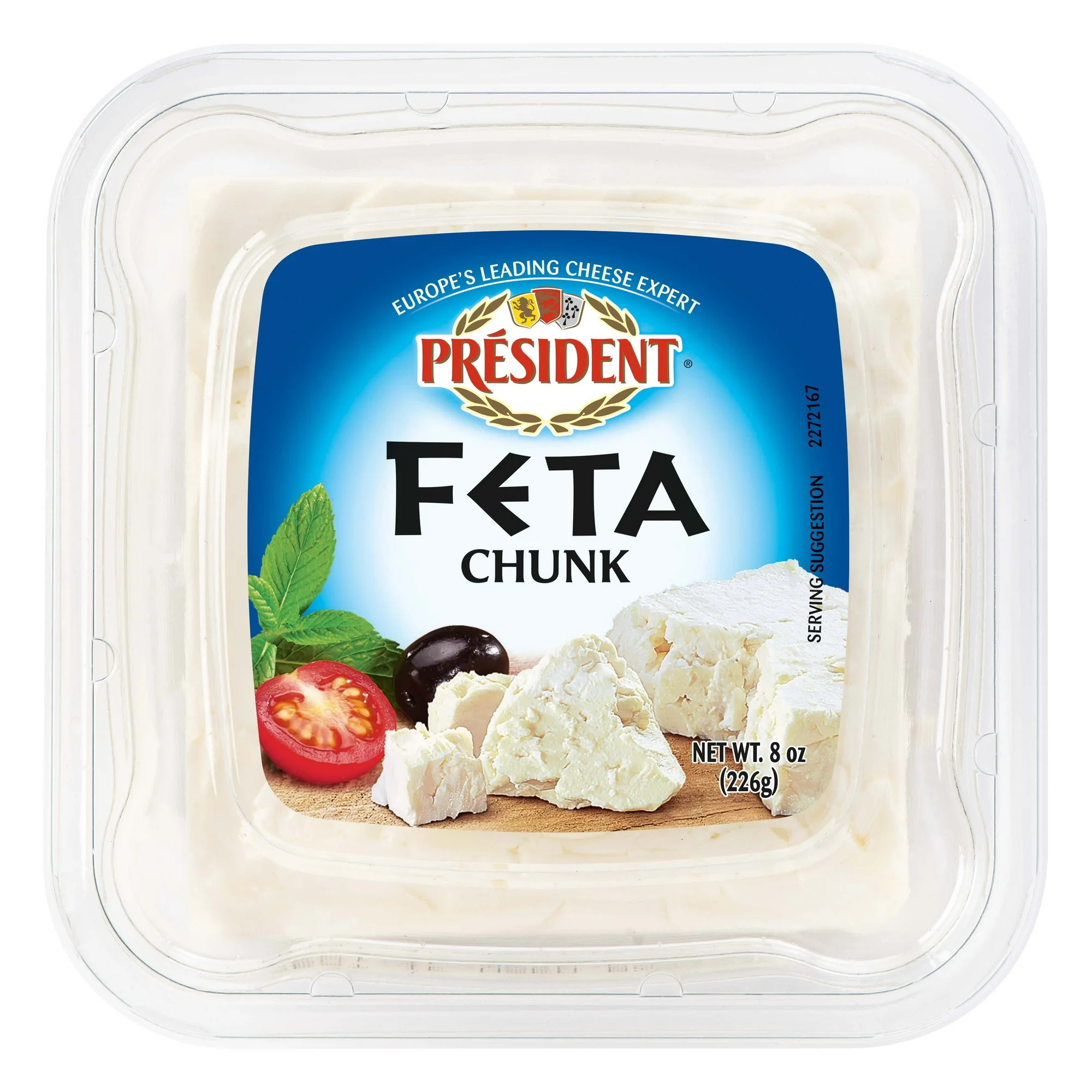 President All-Natural Feta Cheese Block, 8 oz (Refrigerated) | Walmart (US)