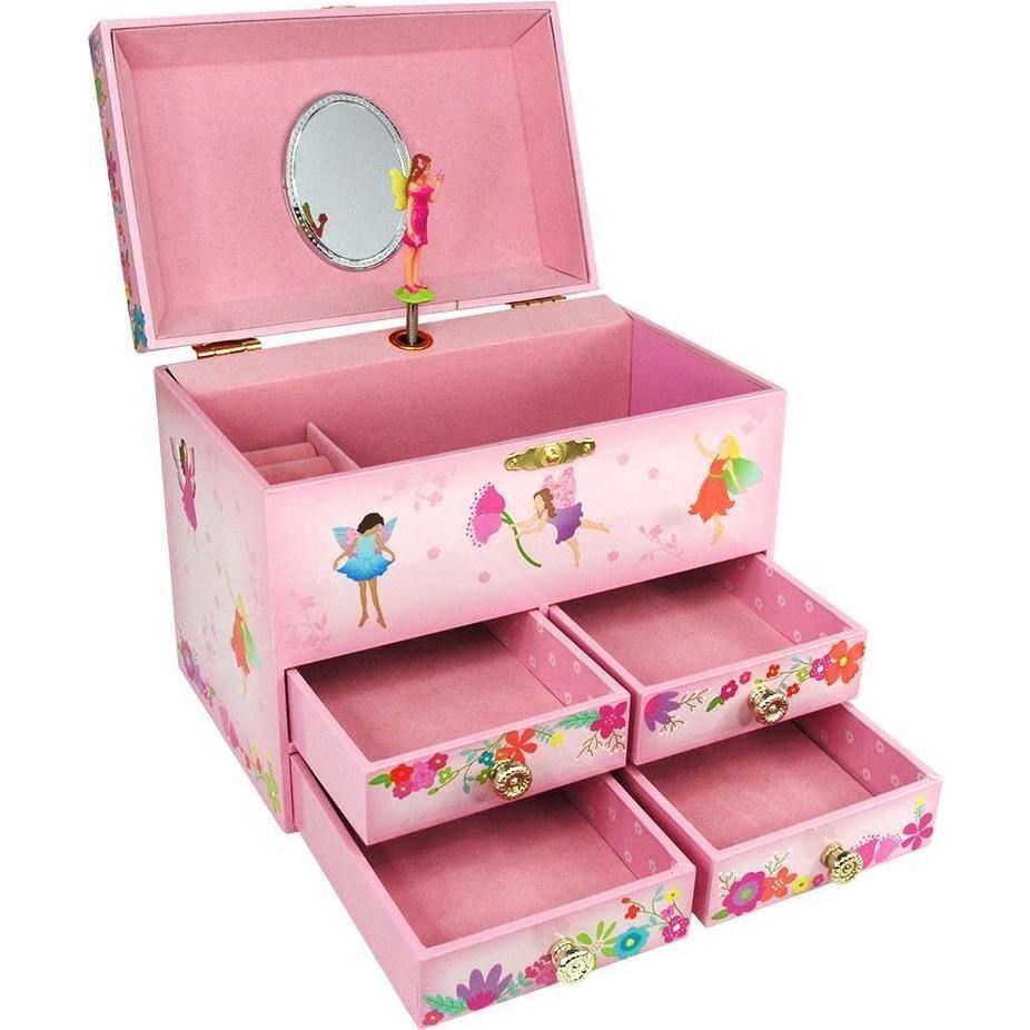 My Fairytale Medium Music Box, Pale Pink | Maisonette