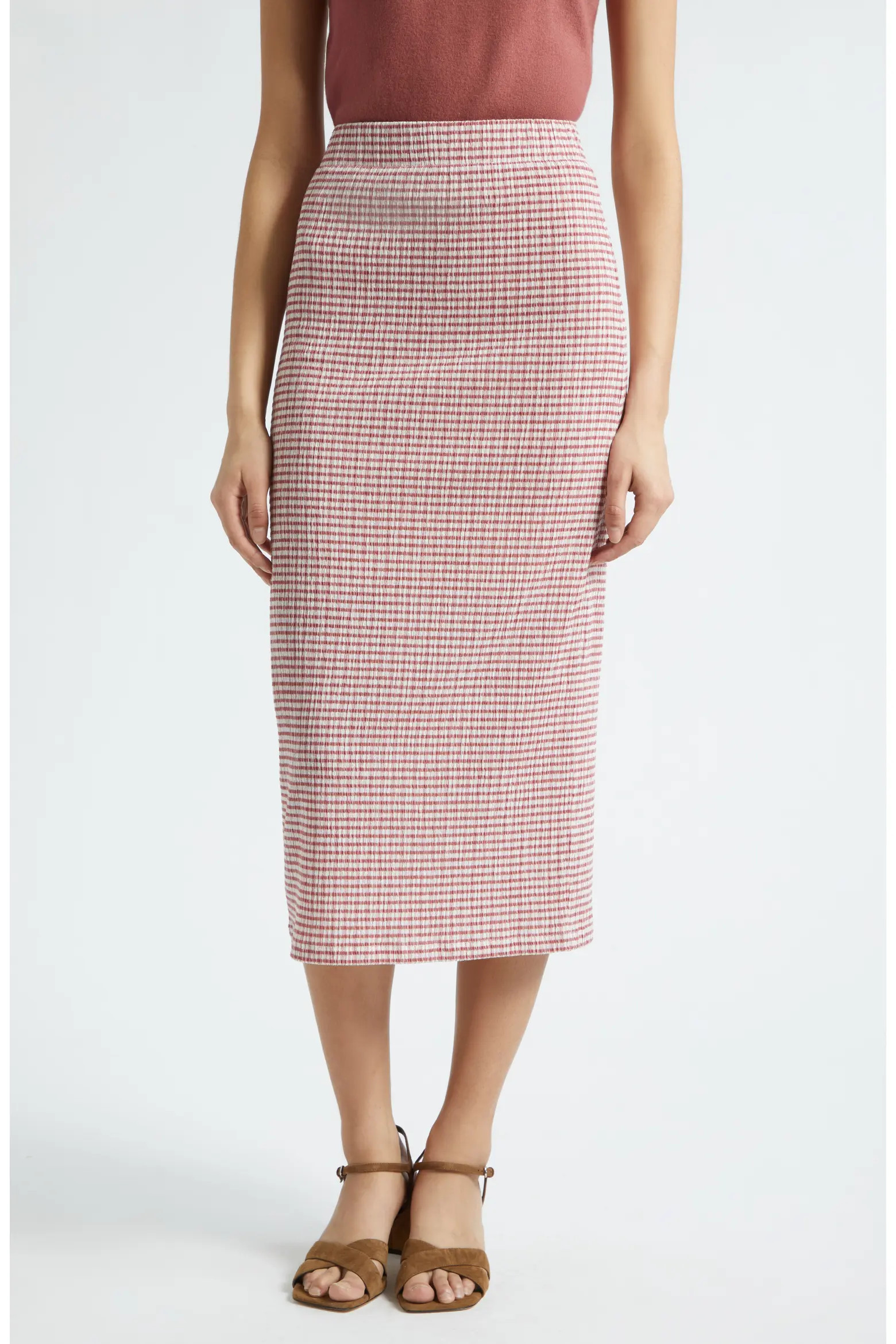 Stripe Midi Skirt (Women) | Nordstrom | Nordstrom