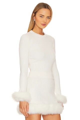 Fran Top in White Knit | Revolve Clothing (Global)