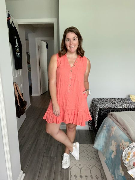 If you are looking for a fun, super cute, everyday dress, definitely check out this Anthropologie dress! It runs TTS (I’m in a medium) and it does come in a few additional color options! 

#LTKstyletip #LTKsalealert #LTKxAnthro
