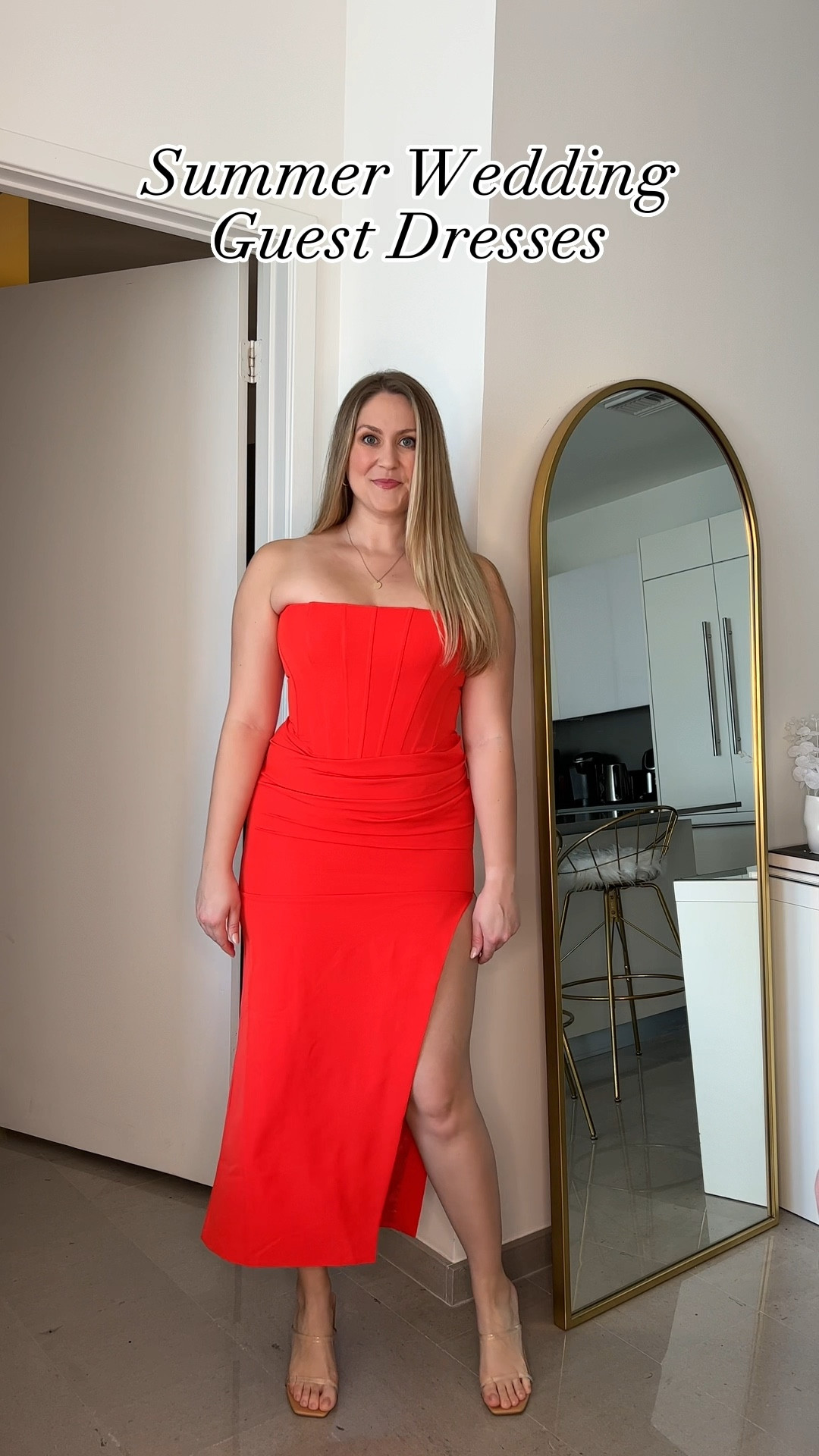 Own the Night Red Strapless Maxi Dress