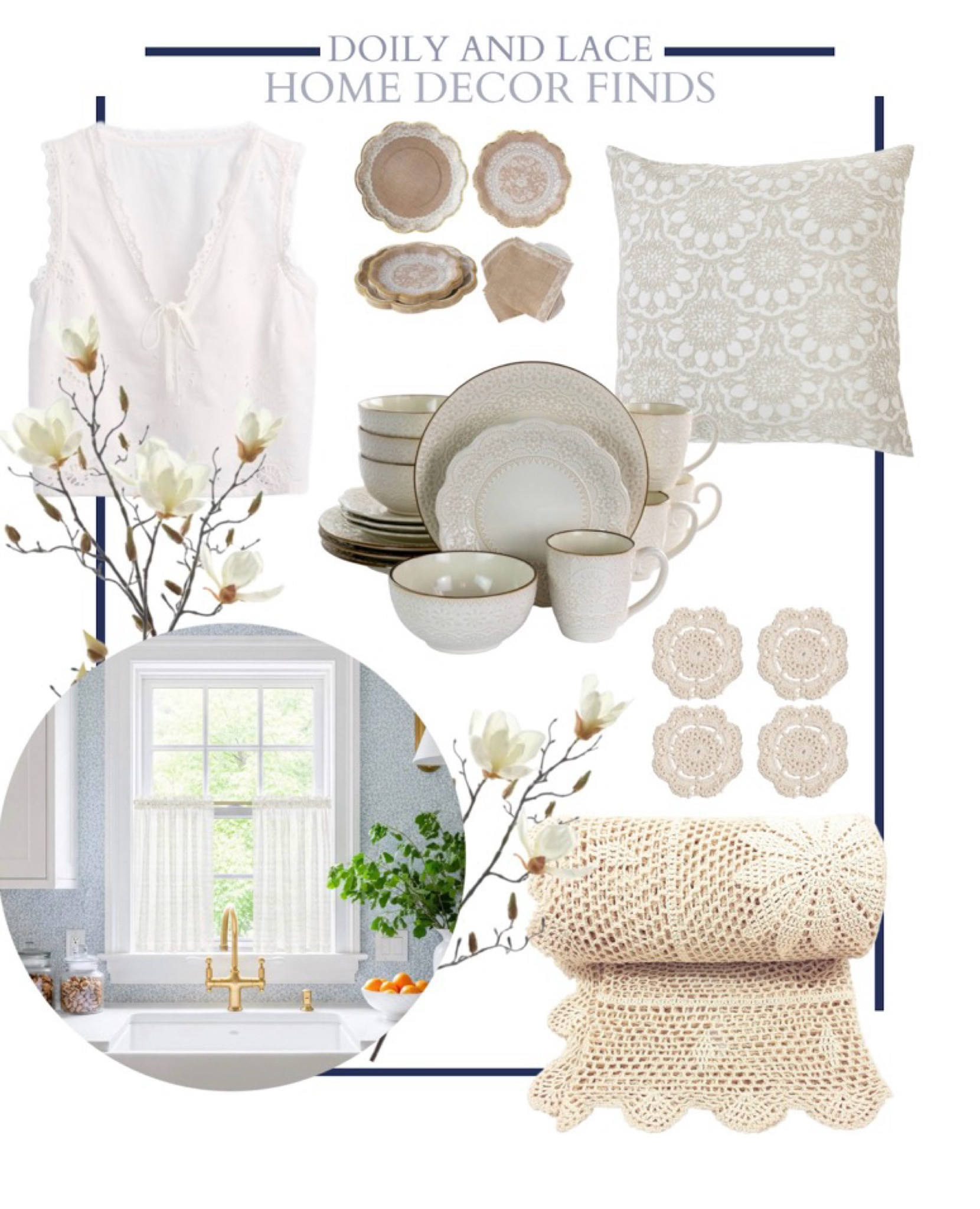 Because grandmas are the coolest.🤍 Some doily-inspired home decor finds that I’m loving right now.

#LTKHome #LTKSeasonal #LTKOver40