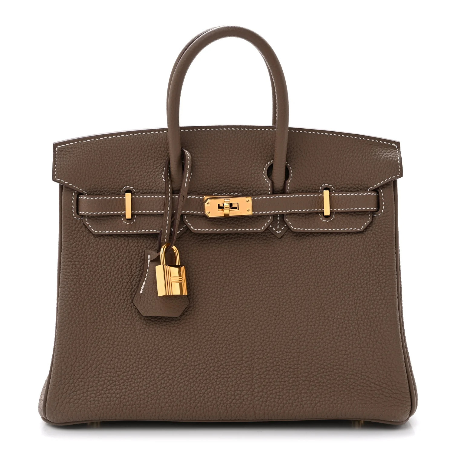 Togo Birkin 25 Etoupe | FASHIONPHILE (US)