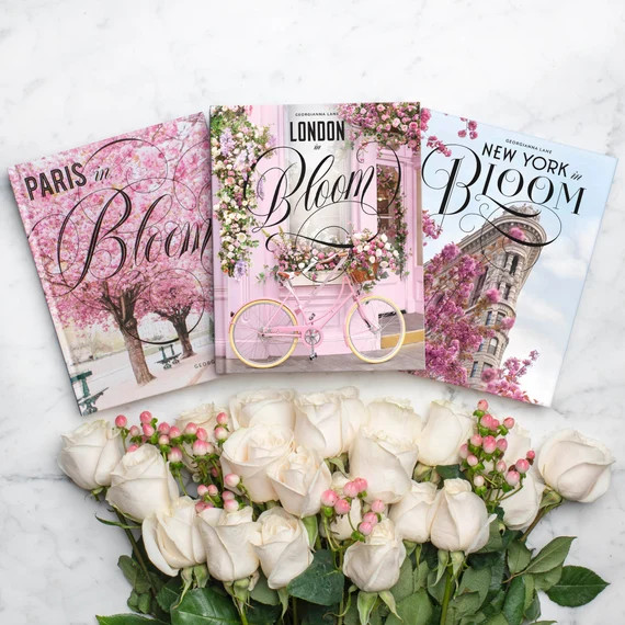 Cities in Bloom Book Series – Signed by Photographer Georgianna Lane, Paris, London, New York, ... | Etsy (US)