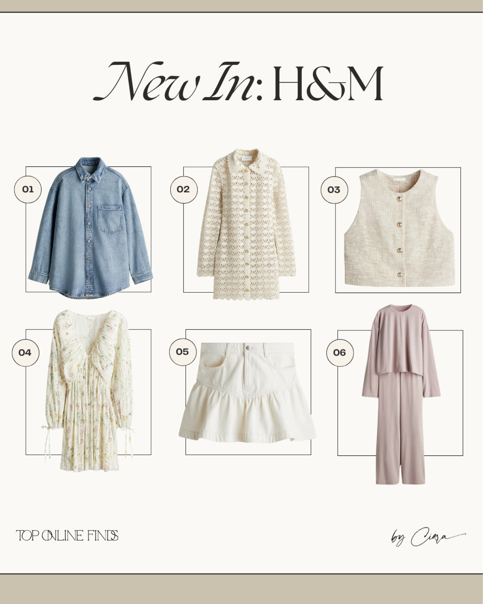 New arrivals from H&M 🤍 

Spring wardrobe, spring fashion, neutral fashion, H&M, new arrivals 

#LTKFindsUnder50 #LTKStyleTip #LTKFindsUnder100