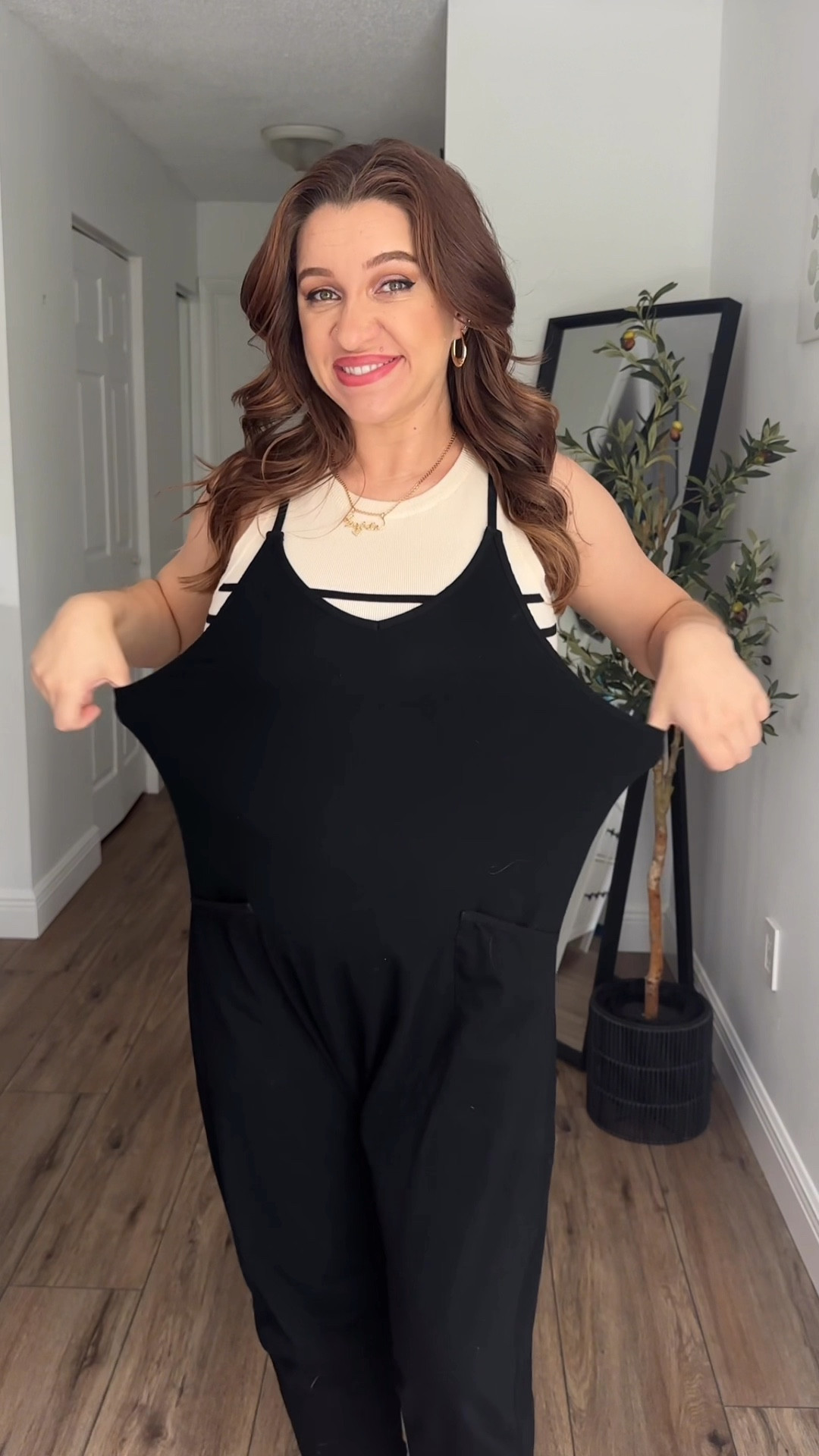 This Amazon jumpsuit is one of my go-to’s during pregnancy! It’s super comfy and versatile!! It’s non maternity but definitely bump friendly! I’m wearing a small at 7 months pregnant 🤗

🔅jumpsuit is small
🔅top is mediumm

#bumpstyle #pregnancyfashion #pregnancystyle #amazonfashion #jumpsuitstyle #nonmaternitymaternity #falltransition #lookforless #amazonstyle


#LTKBump #LTKSeasonal #LTKFallSale