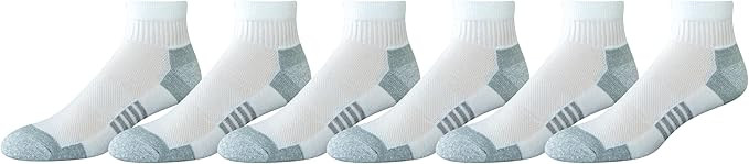 Amazon Essentials Cotton Ankle Socks - Breathable, Cushioned, Comfortable & Durable, 6 Pairs | Amazon (US)