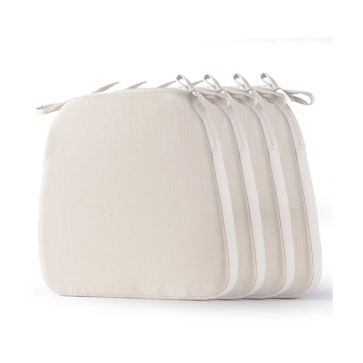 Chair Cushions for Dining Chairs with Ties, Indoor/Outdoor Kitchen Chair Pad with Non-Slip Backin... | Wayfair North America