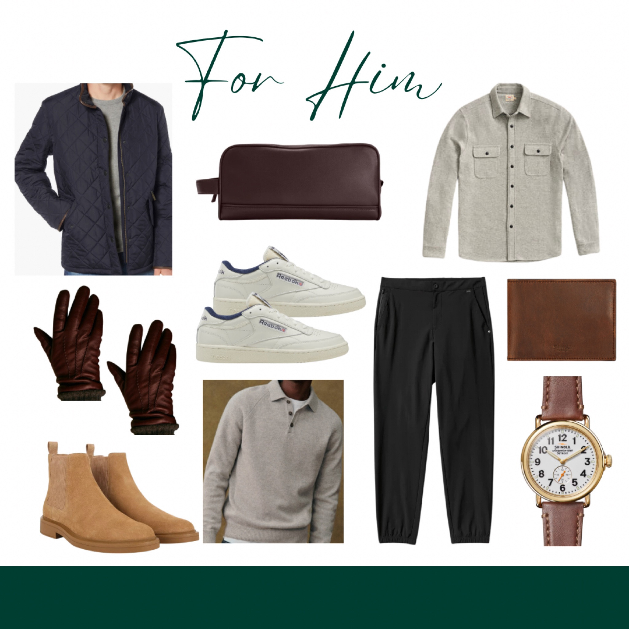 Holiday gift ideas for him 🤍