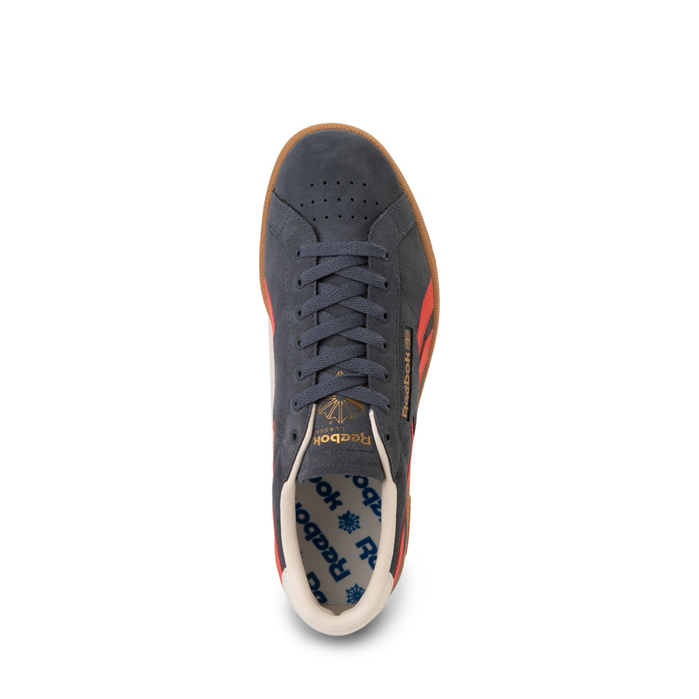 Reebok Club C Grounds UK Athletic Shoe - East Coast Blue / Dynamic Red / Chalk | Journeys