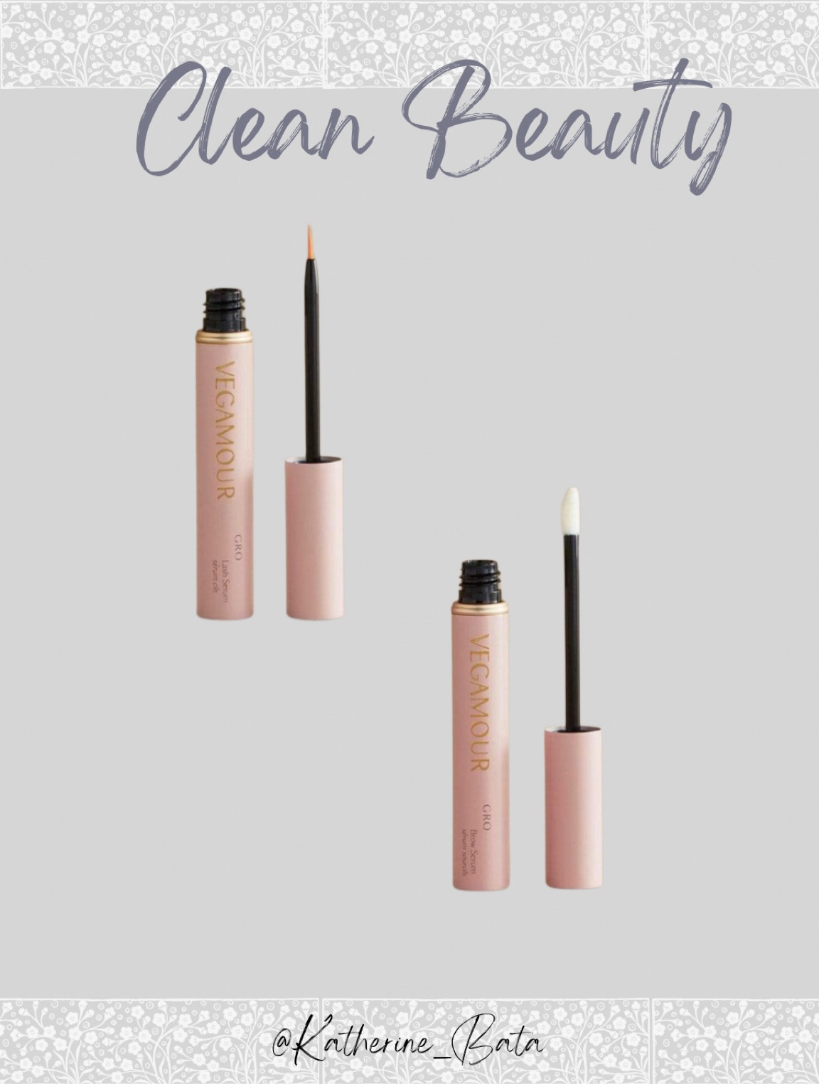 Clean beauty products by Vegamour Volumizing Serum Lash & Brow

#vegamour #lashes #brow #cleanbeauty 