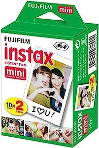 Fujifilm INSTAX Mini Instant Film 2 Pack = 20 Sheets (White) for Fujifilm Mini 8 & Mini 9 Cameras... | Amazon (US)