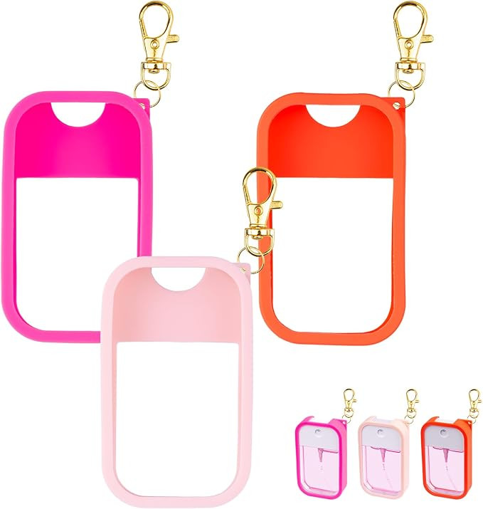 Silicone Case Compatible with Touchland Hand Sanitizer Spray, Protective Case with Keychain for P... | Amazon (US)