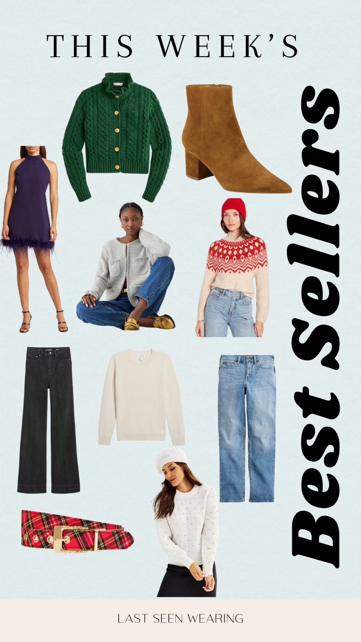 This Week’s Best Sellers 
#booties #holidaysweater 

#LTKGiftGuide #LTKHoliday #LTKSeasonal